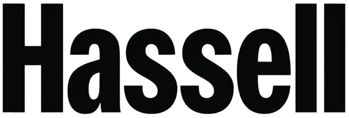Black text logo that reads "Hassell" in bold, sans-serif font on a transparent background.